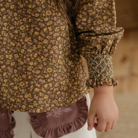 [予約] Rivega Ruffle Blouse/ OREN by Hibyebebe