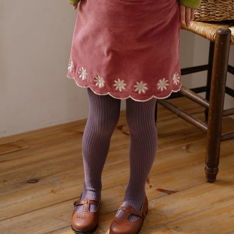 [予約] Bella Embroidered Culottes Pants/ OREN by Hibyebebe