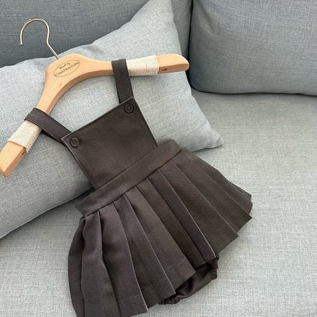 [予約] Louis Pleated Suspender Suit/ Monbebe