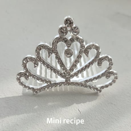 [予約] Cubic Mini Crown/ Mini Recipe