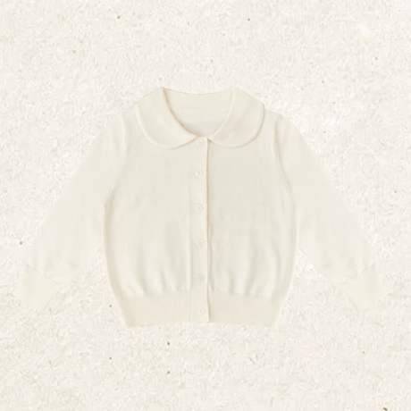 [予約] Soft Peter Pan Wool Knit Top
