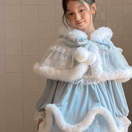[予約] Frost Symphony Princess Dress(&Cape SET)
