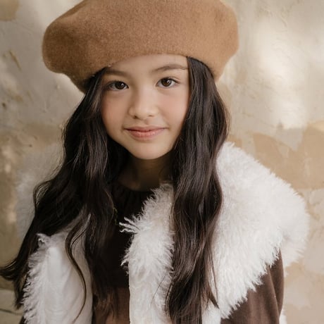 [予約] Wool Beret Kids/ OREN by Hibyebebe