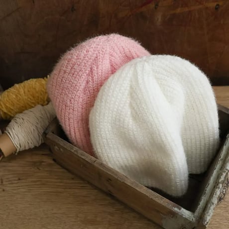 [予約] Cream coco hat/  Puella FLO