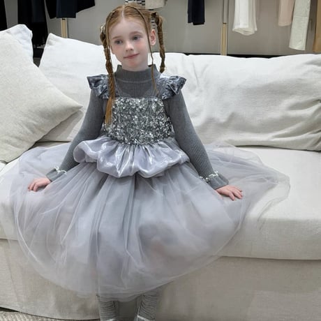 [予約] Silver Moon Ruffle Dress + T-shirt