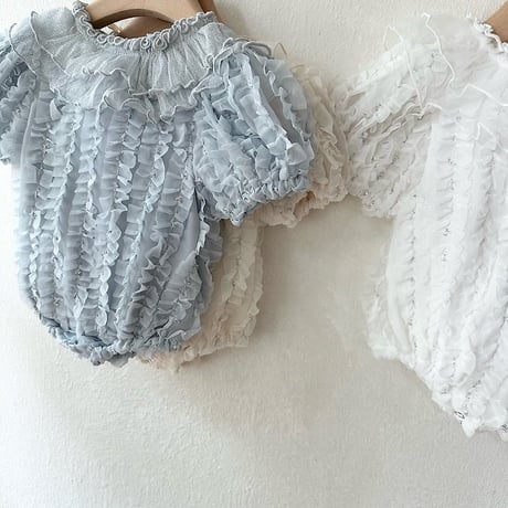 [予約] Chiffon Frill Special Suit / Monbebe