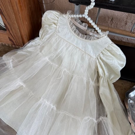 [予約] Cezanne Sha Dress/ OREN by Hibyebebe