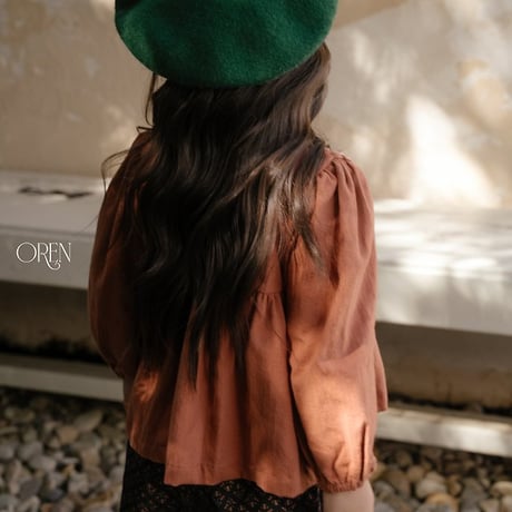 [予約] Wool Beret Kids/ OREN by Hibyebebe