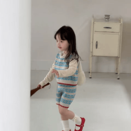 [予約] Maple Knit top & bottom Set / aiai