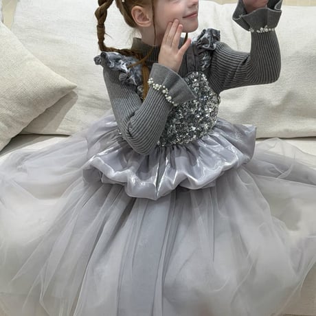 [予約] Silver Moon Ruffle Dress + T-shirt