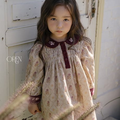[予約] Camilla Colorblock Dress/ OREN by Hibyebebe