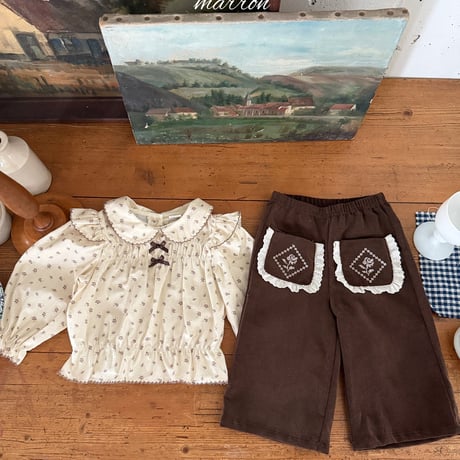 [予約] Shine Blouse/ marron