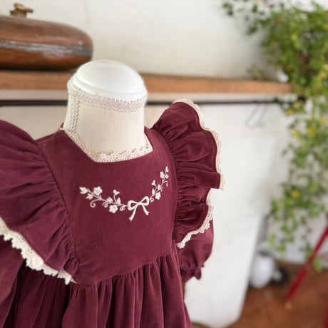 [予約] Bouquet Dress/ marron