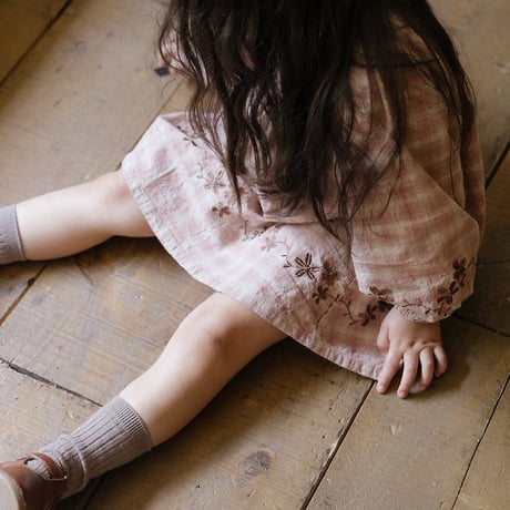 [予約] Hayden embroidery dress/ OREN by Hibyebebe