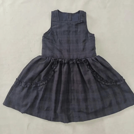 [予約] Bella Check Ruffle Dress / aiai