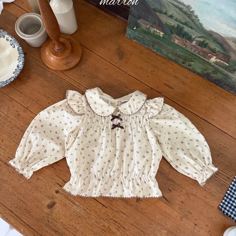 [予約] Shine Blouse/ marron