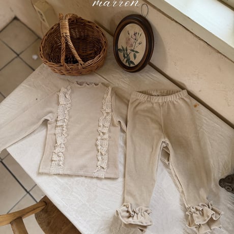 [予約] Hug Leggings/ marron