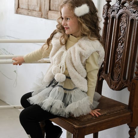 [予約] Elle fur vest/  Puella FLO