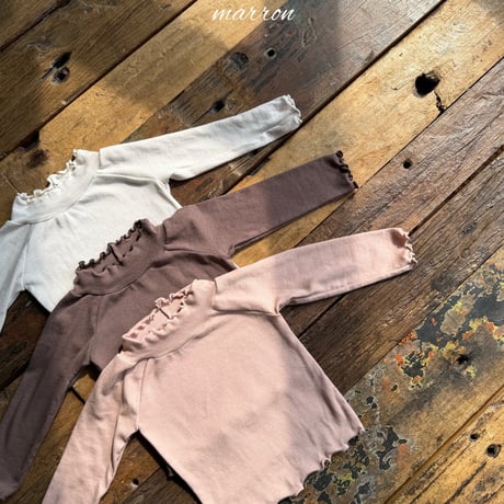 [予約] Daily T-shirt / marron