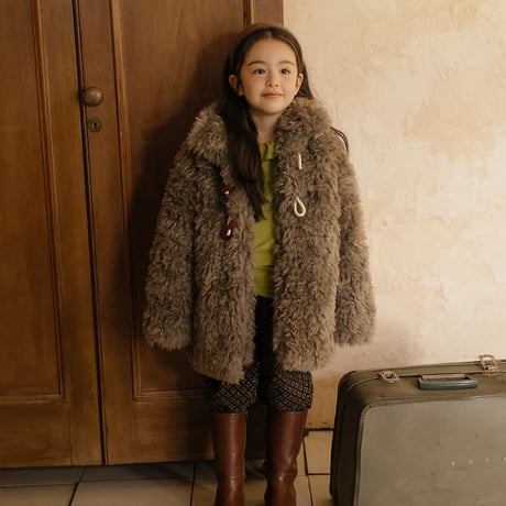[予約] Bernie Toggle Fur Jacket/ OREN by Hibyebebe