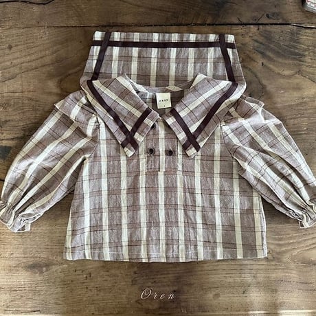 [予約] Manon Autumn Blouse/ OREN by Hibyebebe