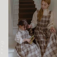 [予約] Leo Classic Check Dress/ OREN by Hibyebebe