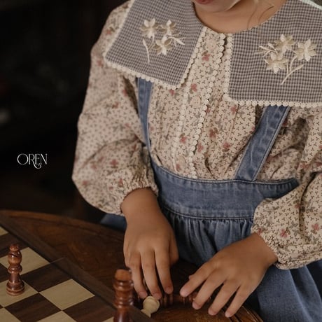 [予約] Rosetta Blouse/ OREN by Hibyebebe