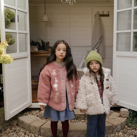 [予約] Bernie Toggle Fur Jacket/ OREN by Hibyebebe