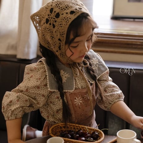 [予約] Maison Crochet Hood (Suitable for Adults)/ OREN by Hibyebebe
