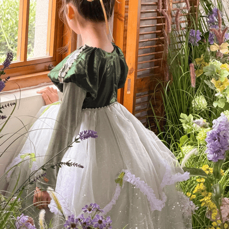 [予約] Sage Serenade Princess Dress(&Cape SET)