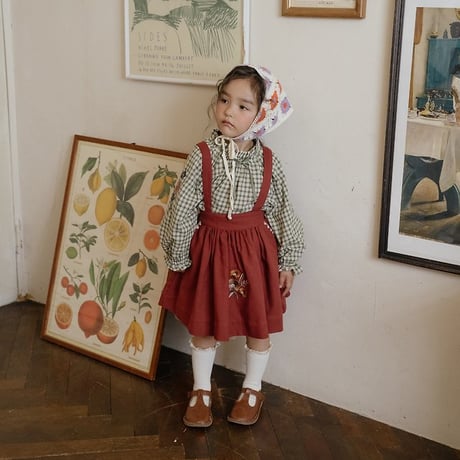 [予約] Autumn Bloom Skirt/ OREN by Hibyebebe