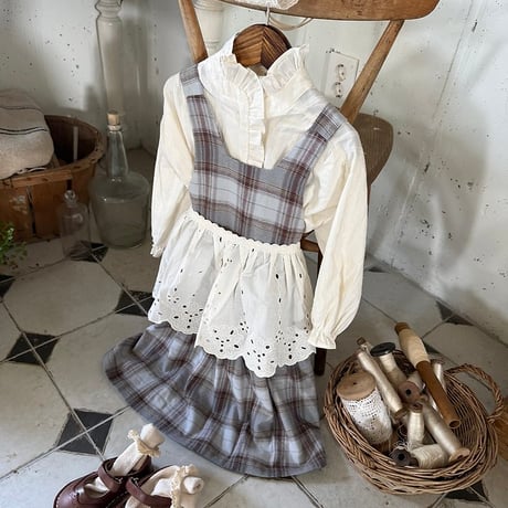 [予約] Leo Classic Check Dress (Mom)/ OREN by Hibyebebe