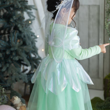 [予約] Tinker Bell Fairy Dress(Pink/Green)/ Mini Recipe
