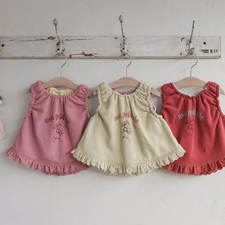 [予約] Moncher vest/ Puella FLO