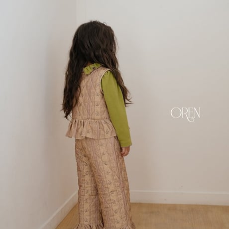 [予約] Groot vest quilted padding Setup/ OREN by Hibyebebe