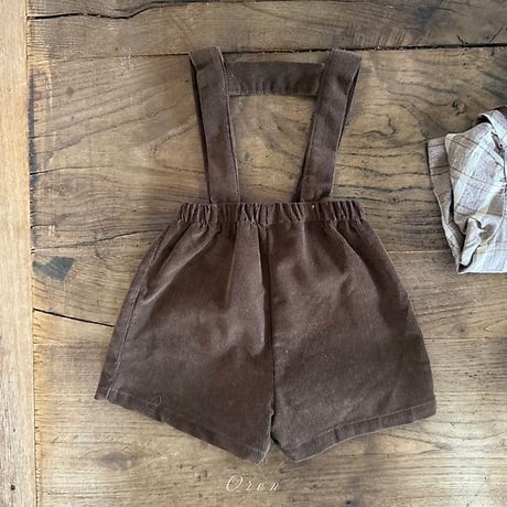 [予約] Marcel Corduroy Overalls/ OREN by Hibyebebe