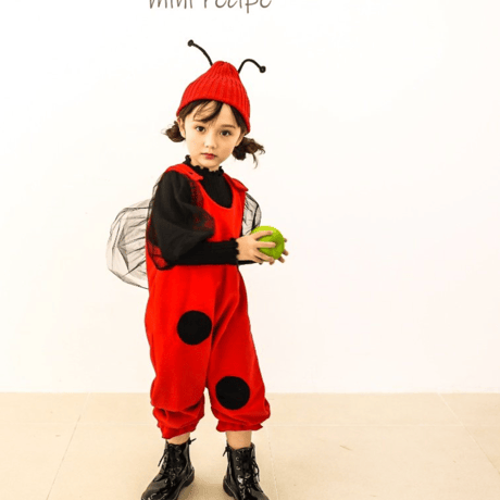 [予約] Ladybug overalls/ Mini Recipe