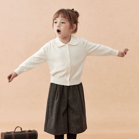 [予約] Soft Peter Pan Wool Knit Top
