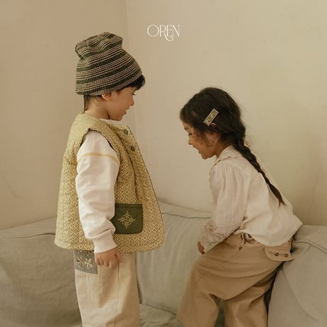 [予約] Forest Stripe Beanie/ OREN by Hibyebebe