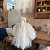 [予約] Anna Dress (brooch not included)/ marron