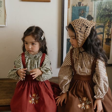 [予約] Autumn Bloom Skirt/ OREN by Hibyebebe
