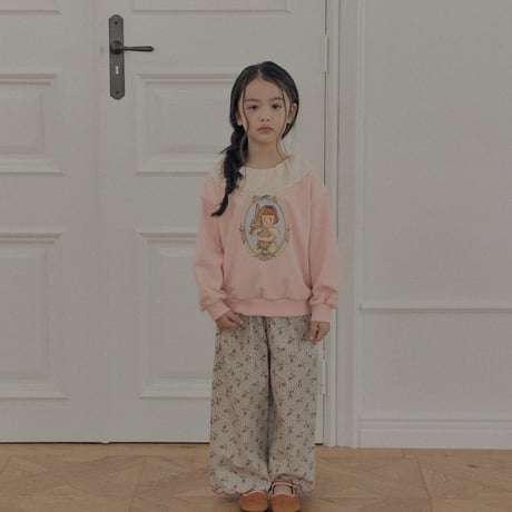 [予約] Frill sweatshirt/ Roa