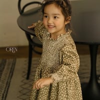 [予約] Margo Leopard Dress/ OREN by Hibyebebe