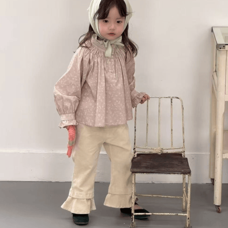 [予約] Cream Cut-Out Pants/ aiai