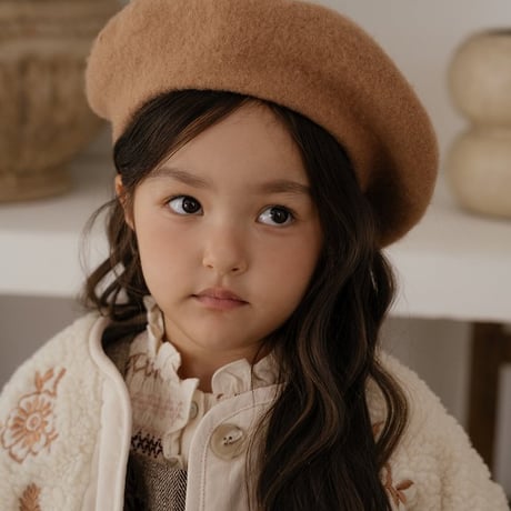 [予約] Wool Beret Kids/ OREN by Hibyebebe