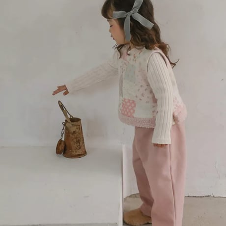 [予約] Stitch ribbon hairpin/  Puella FLO