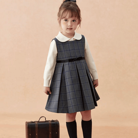 [予約] Classic Academy Check Dress