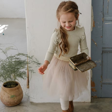 [予約] Moen tulle skirt leggings/ Puella FLO