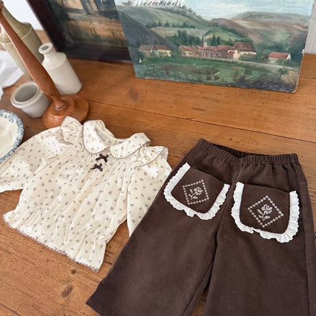 [予約] Shine Blouse/ marron