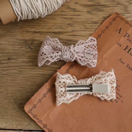 [予約] Belle ribbon hairpin/  Puella FLO